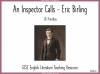 An Inspector Calls - Eric Birling Teaching Resources (slide 1/24)